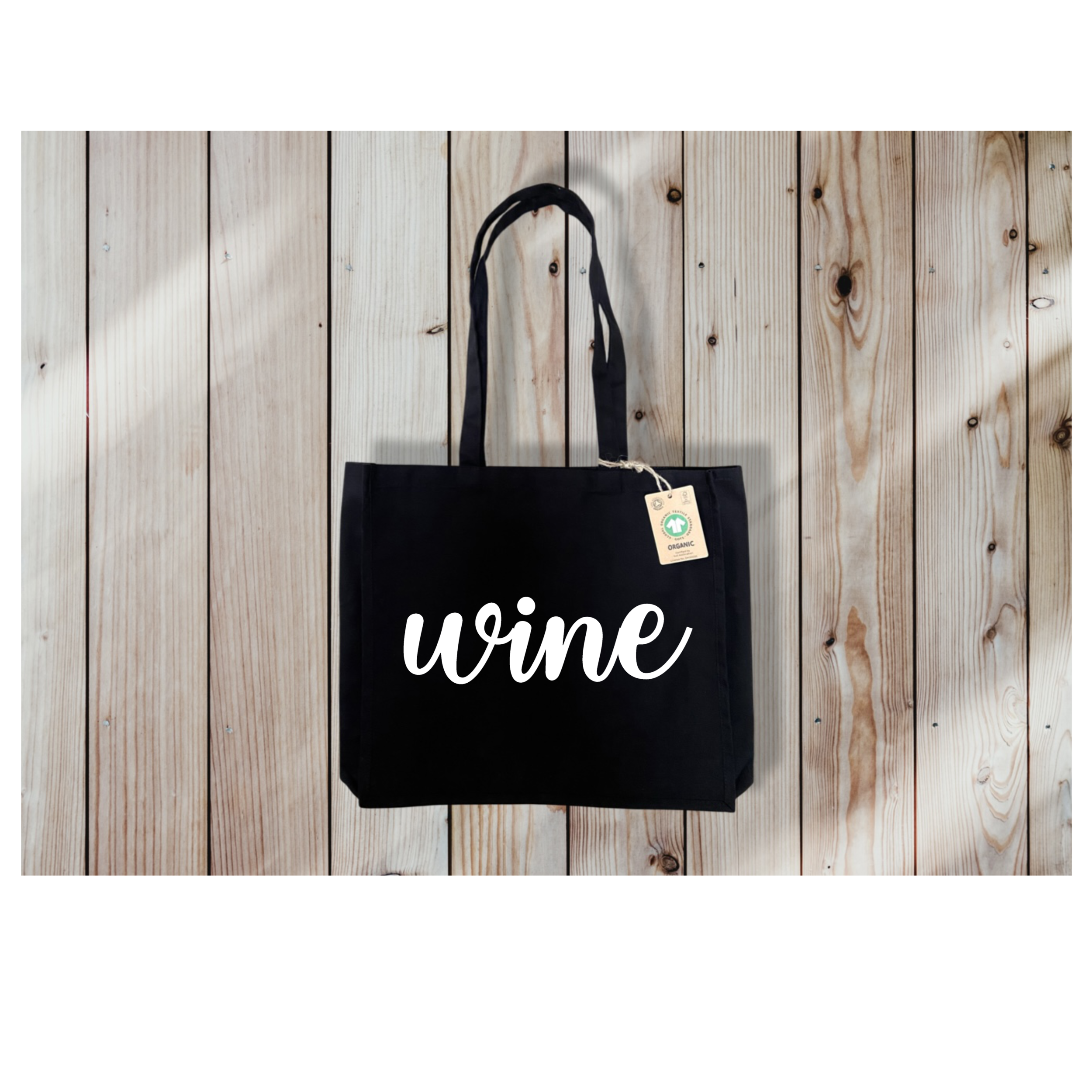 ORGANIC WINE CANVAS BAG LOVE ME BAG UK